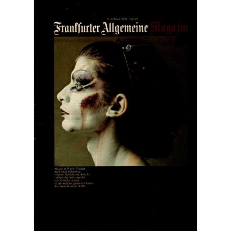 Frankfurter Allgemeine Heft 49 / Februar 1981 - Maske in Weiß