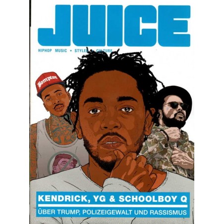 JUICE Nr.177 Sep./Okt. 2016 & CD 135 - Kendrick, YG, Schoolboy Q