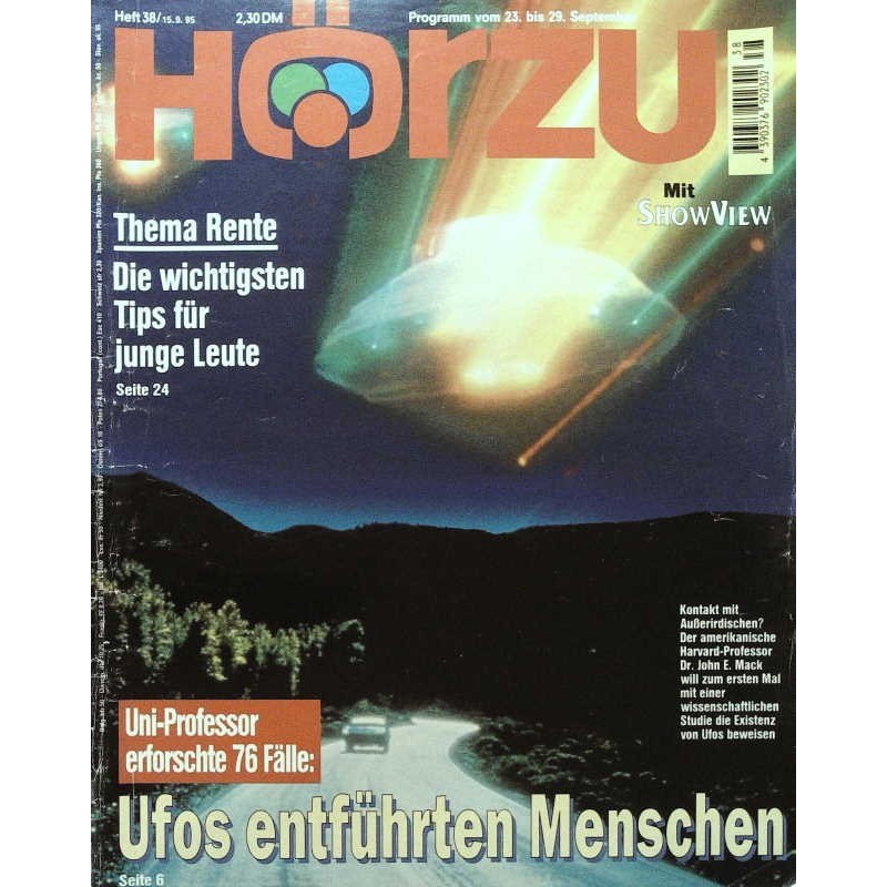 HÖRZU 38 / 23 bis 29 September 1995 - Ufos