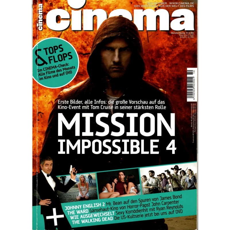 CINEMA 10/11 Oktober 2011 - Mission Impossible 4