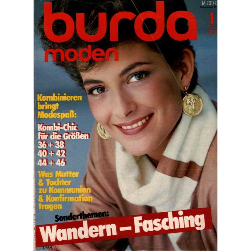 burda Moden 1/Januar 1984 - Wandern Fasching