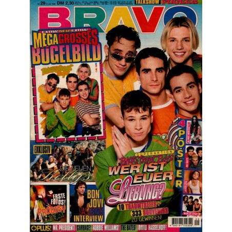 BRAVO Nr.29 / 11 Juli 1996 - Backstreet Boys