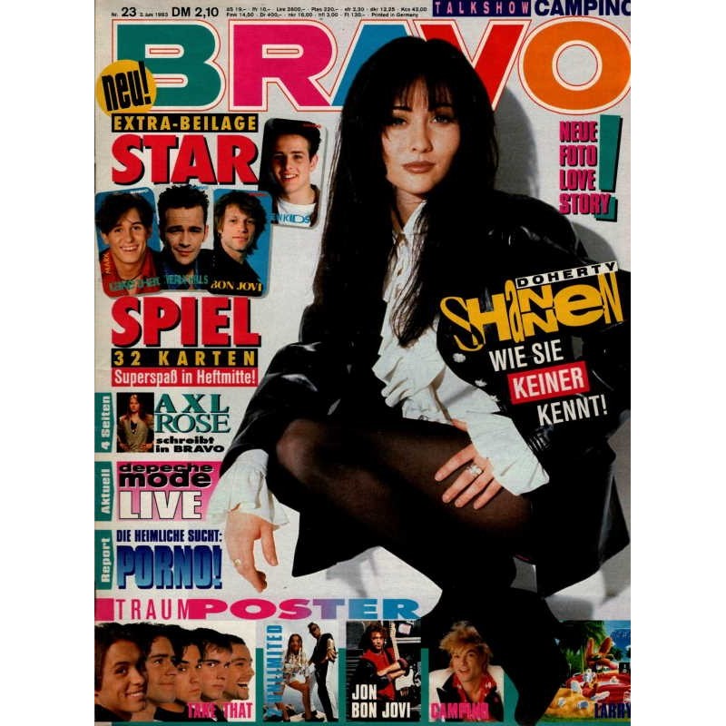 BRAVO Nr.23 / 3 Juni 1993 - Shannen Doherty