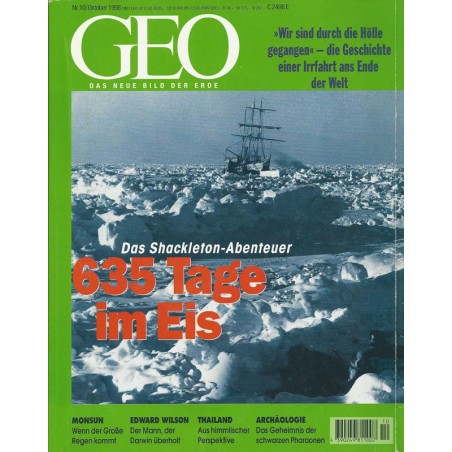 Geo Nr. 10 / Oktober 1998 - 635 Tage im Eis