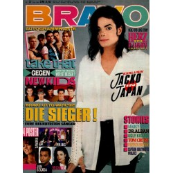 BRAVO Nr.2 / 7 Januar 1993 - Michael Jackson in Japan