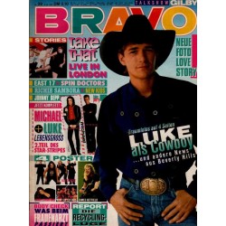 BRAVO Nr.29 / 15 Juli 1993 - Luke Perry als Cowboy