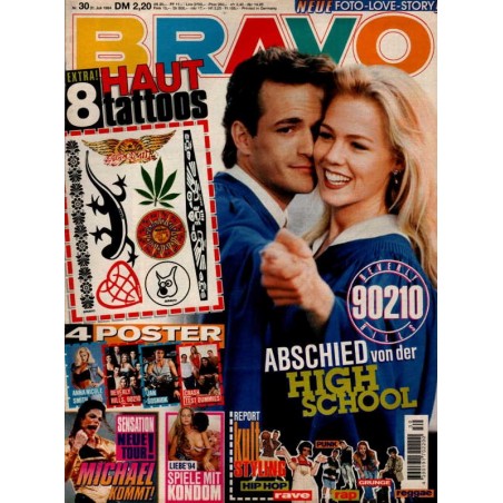 BRAVO Nr.30 / 21 Juli 1994 - Beverly Hills 90210
