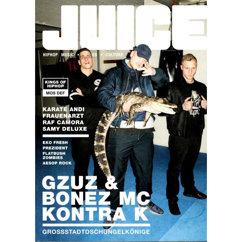 JUICE Nr.174 Mai/Juni 2016 & CD 133 - GZUZ & Bonez MC...
