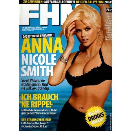 FHM August 2004 - Anna Nicole Smith