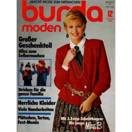 burda Moden 12/Dezember 1984 - Herrliche Kleider