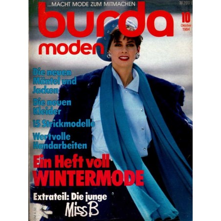 burda Moden 10/Oktober 1984 - Wintermode