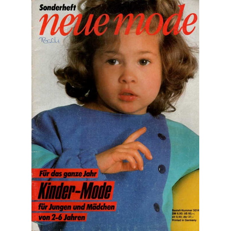 Neue Mode Sonderheft von 1985 - Kinder Mode