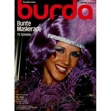 burda Sonderreihe 1976 - Bunte Maskerade