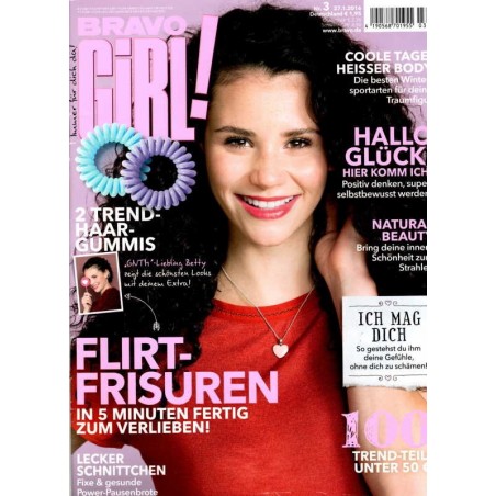 Bravo Girl Nr.3 / 27.1.2016 - Flirt Frisuren