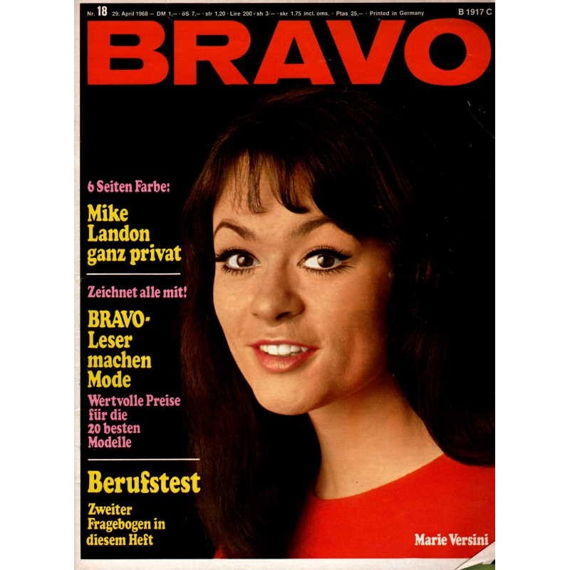 BRAVO Nr.18 / 29 April 1968 - Marie Versini