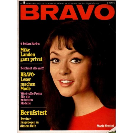 BRAVO Nr.18 / 29 April 1968 - Marie Versini
