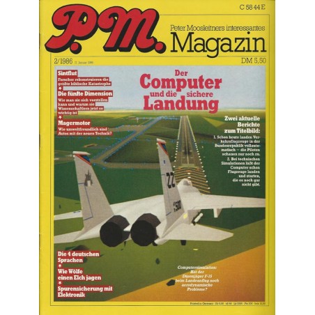 P.M. Ausgabe Februar 2/1986 - Der Computer & die sichere Landung
