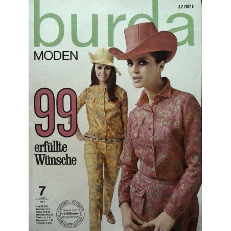 burda Moden 7/Juli 1967 - 99 erfüllte Wünsche