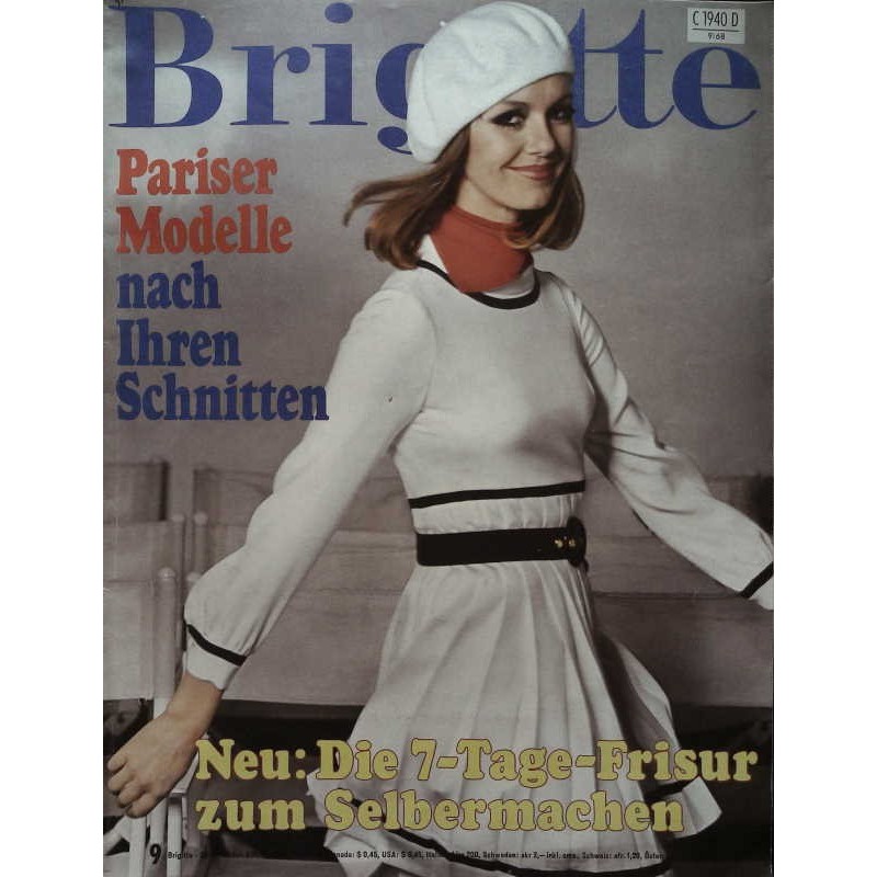 Brigitte Heft 9 / 23 April 1968 - Pariser Modelle