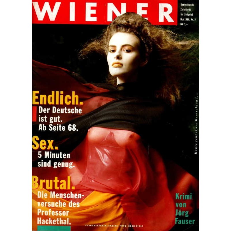 Wiener Heft Nr.5 / Mai 1986 - Flagghelferin Sabine Stoffl
