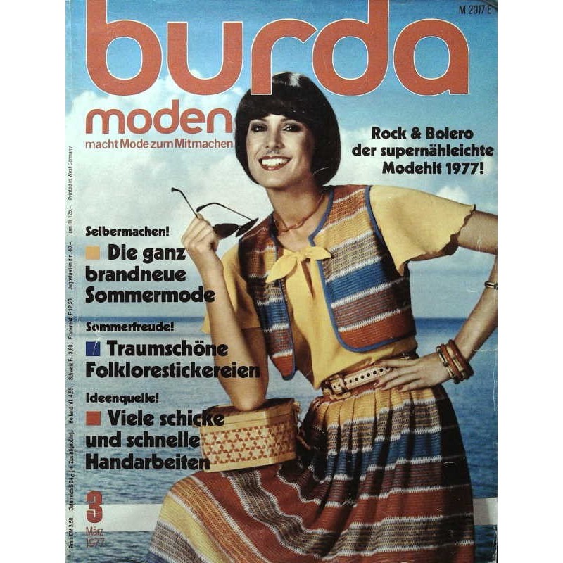 burda Moden 3/März 1977 - Rock & Bolero