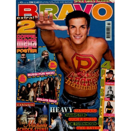 BRAVO Nr.43 / 17 Oktober 1996 - Peter Andre hautnah!