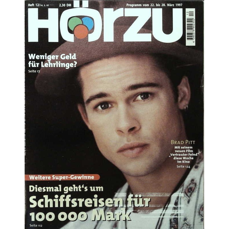 HÖRZU 12 / 22 bis 28 März 1997 - Brad Pitt