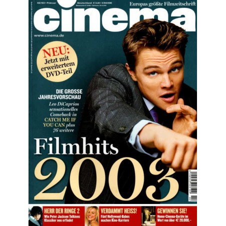 CINEMA 2/03 Februar 2003 - Leonardo DiCaprio