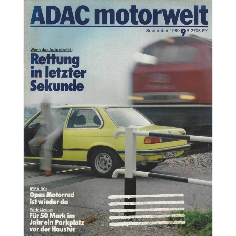 ADAC Motorwelt Heft.9 / September 1980 - Rettung in letzter Sekunde