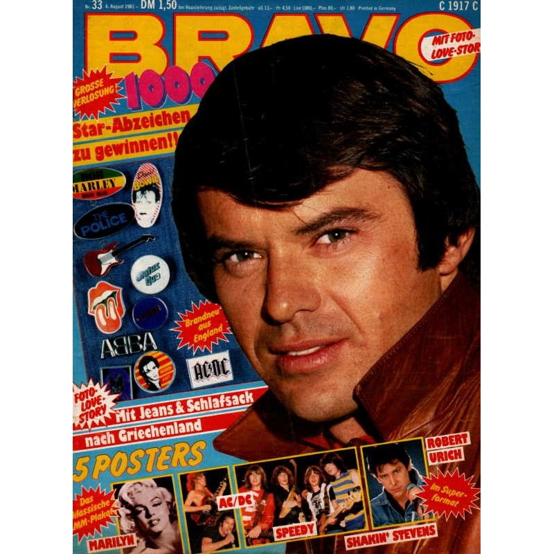 BRAVO Nr.33 / 6 August 1981 - Robert Urich