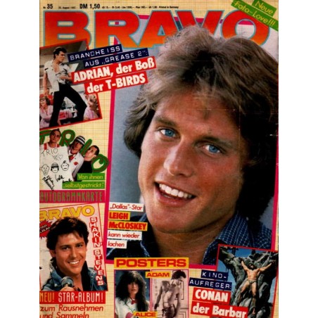 BRAVO Nr.35 / 26 August 1982 - Leigh McCloskey BRAVO Nr.35 / 26 August 1982 - Leigh McCloskey
