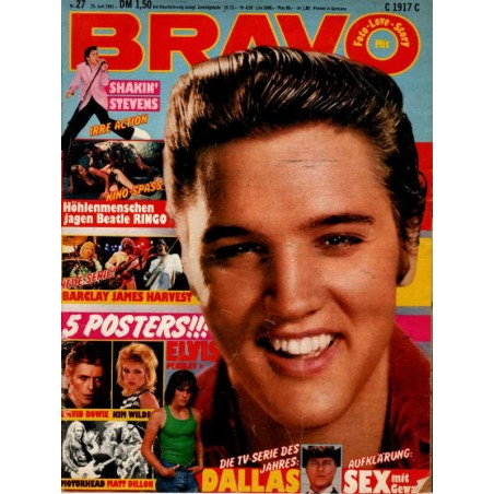 BRAVO Nr.27 / 25 Juni 1981 - Elvis Presley