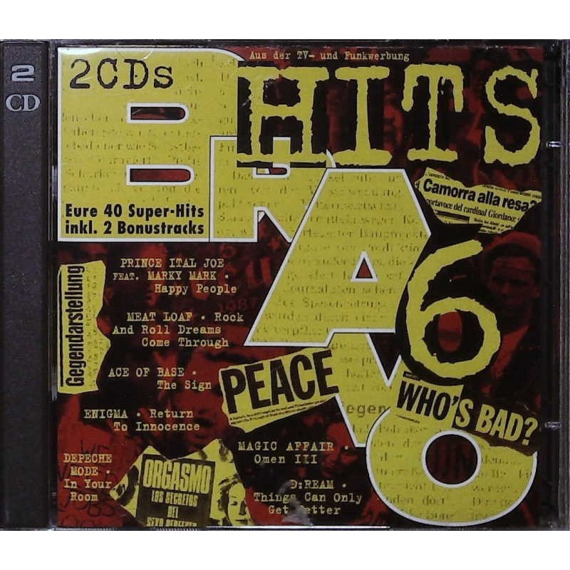 Bravo Hits 6 / 2 CDs - Ace of Base, Cappella, Meat Loaf...