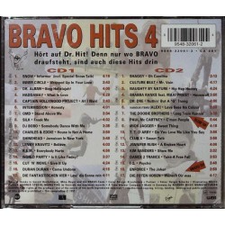 Bravo Hits 4 / 2 CDs - Shaggy, Haddaway, Culture Beat... Rückseite