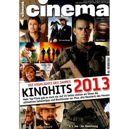 CINEMA 01/13 Januar 2013 - Kinohits 2013