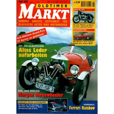 Oldtimer Markt Heft 8/August 1995 - Morgan Threewheeler