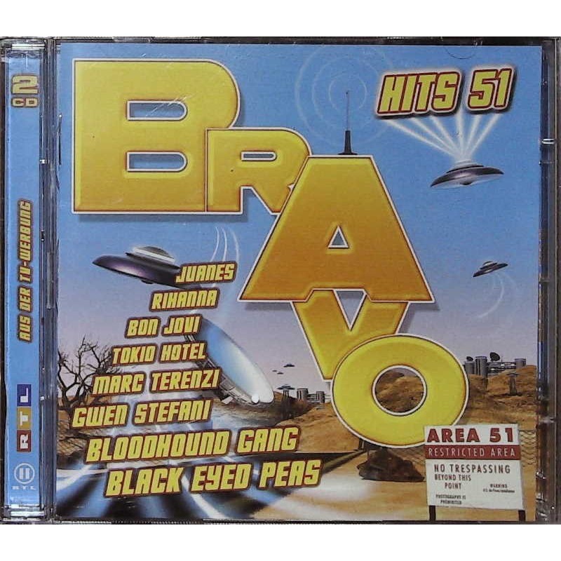 Bravo Hits 51 / 2 CDs - Marc Terenzi, Tokio Hotel, Bon Jovi...