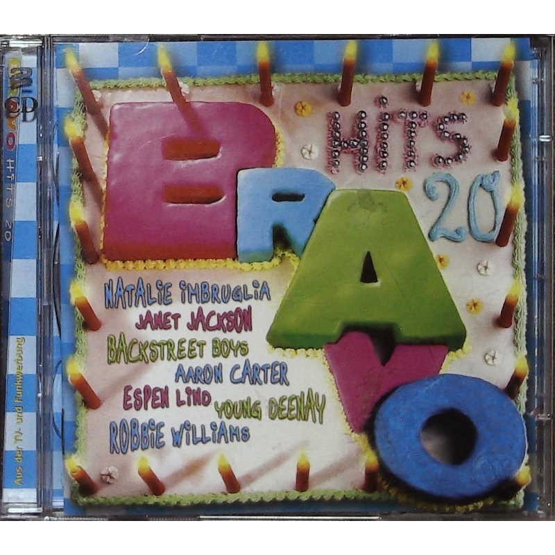Bravo Hits 20 / 2 CDs - Janet Jackson, Aaron Carter, Aqua...