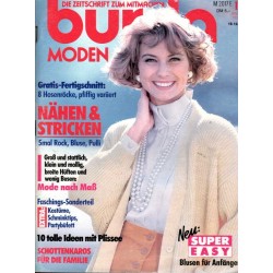 burda Moden 1/Januar 1991 - Nähen & Stricken
