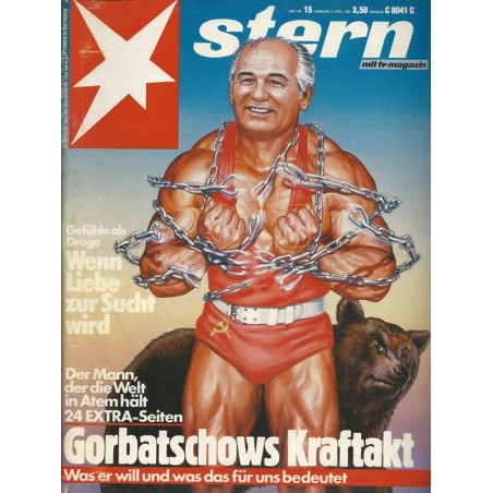stern Heft Nr.15 / 2 April 1987 - Gorbatschows Kraftakt