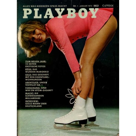 Playboy Nr.1 / Januar 1973 - Danielle de Vabre