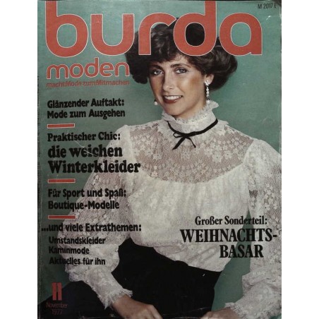 burda Moden 11/November 1977 - Mode zum Ausgehen