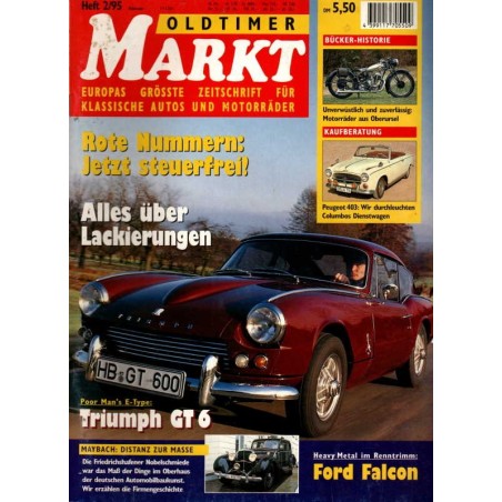 Oldtimer Markt Heft 2/Februar 1995 - Triumph GT 6