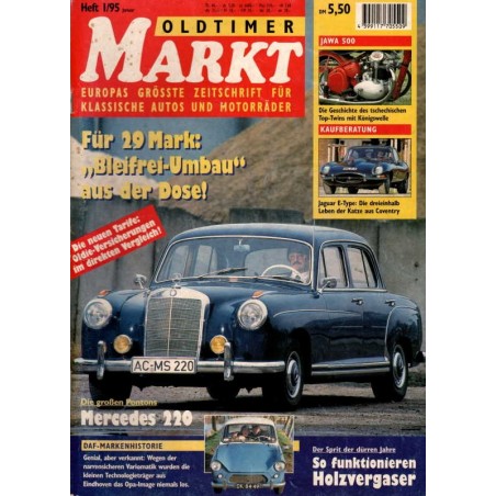Oldtimer Markt Heft 1/Januar 1995 - Mercedes 220