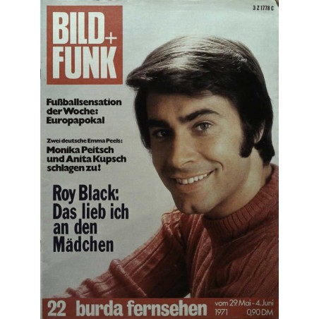 Bild und Funk Nr. 22 / 29 Mai bis 4 Juni 1971 - Roy Black