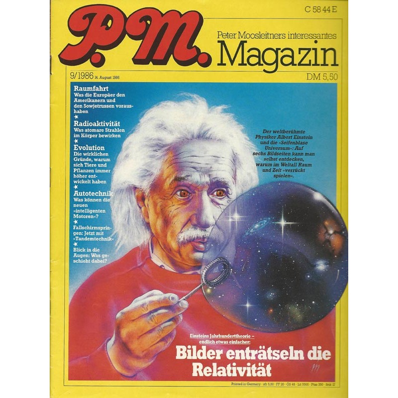 P.M. Ausgabe September 9/1986 - Bilder enträtseln die Relativität
