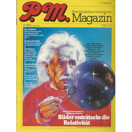 P.M. Ausgabe September 9/1986 - Bilder enträtseln die Relativität