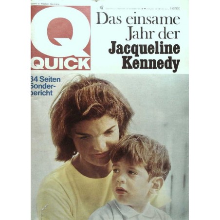 Quick Heft Nr.47 / 22 November 1964 - Jacqueline Kennedy