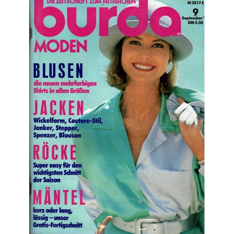 burda Moden 9/September 1991 - Blusen