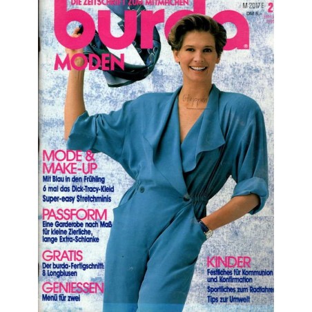 burda Moden 2/Februar 1991 - Mode & Make-Up